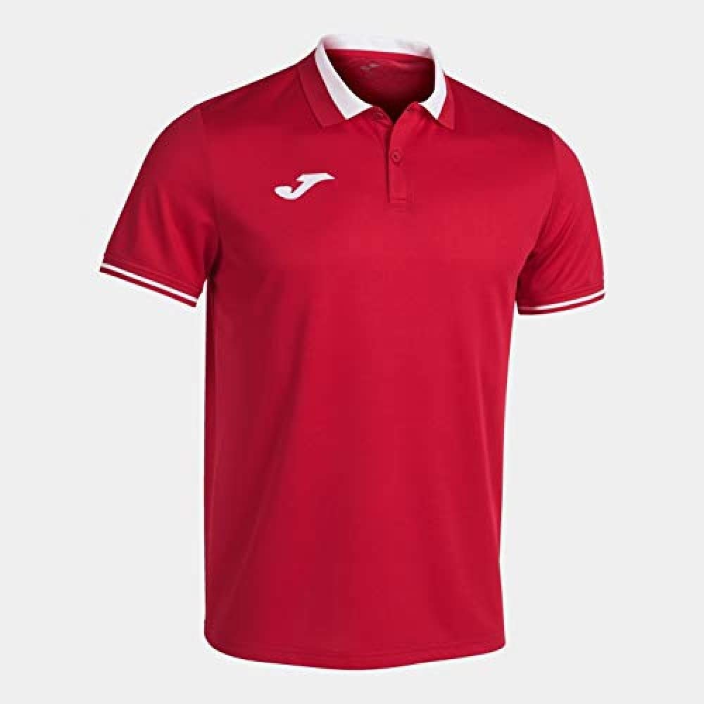 Joma Men's Championship Vi Training Polo Shirt Red/White โ image 1