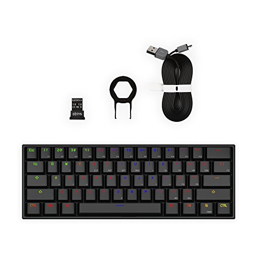 Mechanical Keyboard, Anne Pro Bluetooth 4.0 Wired/Wireless Gaming