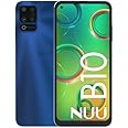 NUU B10 4G LTE 64GB/ 4GB Real Ram, 6.55'' Unlocked for T-Mobile, Mint, Metro, Ultra, Tello, Dual SIM, 48MP Triple-Camera, 4000 mAh, Blue, 365 Days Warranty & US Hotline Support