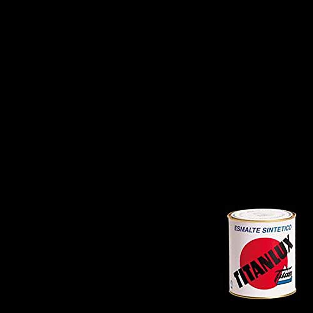 Titan 1057638 – Enamel Synthetic Matt Titanlux Black 375 ml
