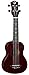 Luna Vintage Mahogany Soprano Ukulele, Red Satin
