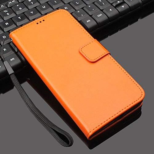 for Luxury Retro Flip Case for Lumia 635 RRM-974 PU Leather +Silicon Wallet Stand Cover for Nokia Lumia 630 3 5 6 625 Case,LR Fangpi Orange,for Nokia 5