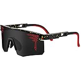 ACEXPNM Two Sizes Baseball Sunglasses For Adults and Youth Boys Girls Kids UV400 Men Women Outdoor Sports Sun Glasses