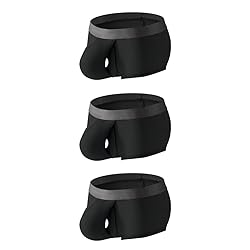 Cerahome Men's Boxers Briefs Fly Pouch Front Open