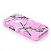 Tech Express (Tm) Pink Grass Tree Camo Camouflage Flexible TPU 2 Piece Snap On Real Design Cover Case for Apple Iphone 5 / 5s