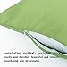 NTBAY Microfiber Toddler Pillowcases, 2 Pcs Zipper Closure Travel Pillow Covers, 13 x 18, Sage Green