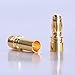 Blulu 30 Pairs Banana Plug Male Female Bullet Connector Replacements for ESC Battery and Motors, Golden (3.5 mm)