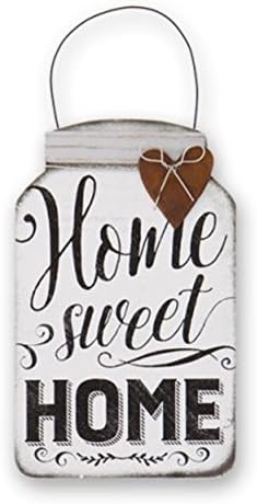 Home Sweet Home Tin Mini Mason Jar Sign