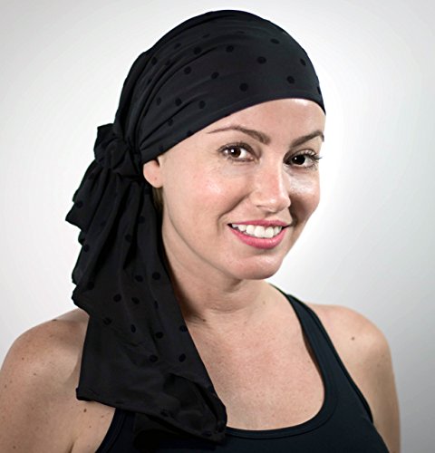 The beaubeau® Activewear Head Scarf Comfortable Pre-Tied Chemo Hat Beanie Turban Tichel Headwear for Cancer Patients or Alopecia - Thumbnail 2