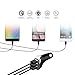ALZN Car Charger, Quick Charge 3.0 Technology 30W 3 Smart Port USB Car Charger (Black)