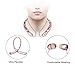 Bluenin Bluetooth Headphones Hi-Fi Stereo Neckband Wireless Headset Retractable Earbuds with Mic(16 Hours Play Time, Bluetooth 4.1, Sweatproof)-2017 Upgraded Version (Rose Gold)