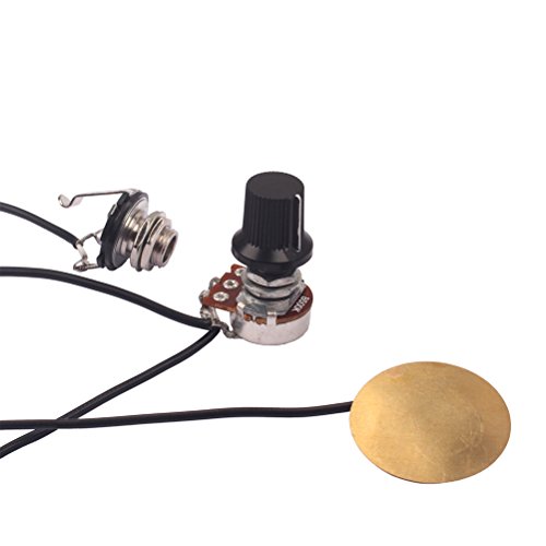 ROSENICE Pickup Wiring Kit for Cigar Box Guitars and Acoustic Instruments - Thumbnail 5