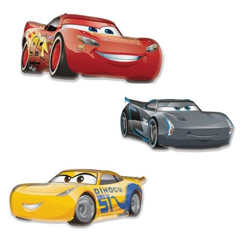 l.e.i. Cars 3 Form-Kissen (3 Motive) [German Version]