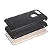 iPhone 7 Plus Case, Moonmini Ultra Slim Shock Absorbing Dual Layer TPU + PC Hybrid Carbon Fiber Texture Shockproof Anti Scratch Full Protection Back Cover for iPhone 7 Plus Black