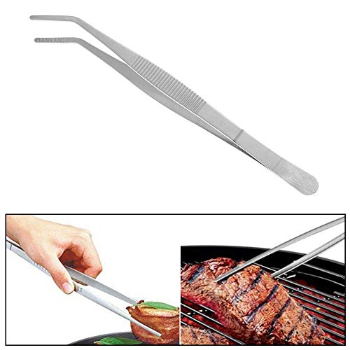 2 Pcs 11.8 Inch Cooking Tweezers Precision Kitchen Plating