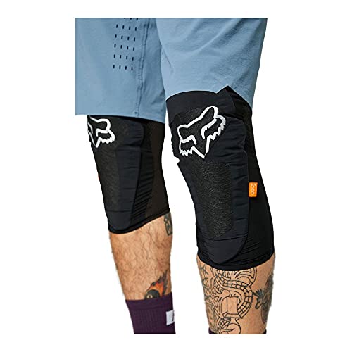 Fox Racing Enduro D30 Knee Guard, Mountain Bike Knee Guards, MTB Protective Gear, Black, Large