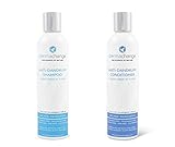DermaChange Organic Dandruff Shampoo and Conditioner Set, Medium 8 oz