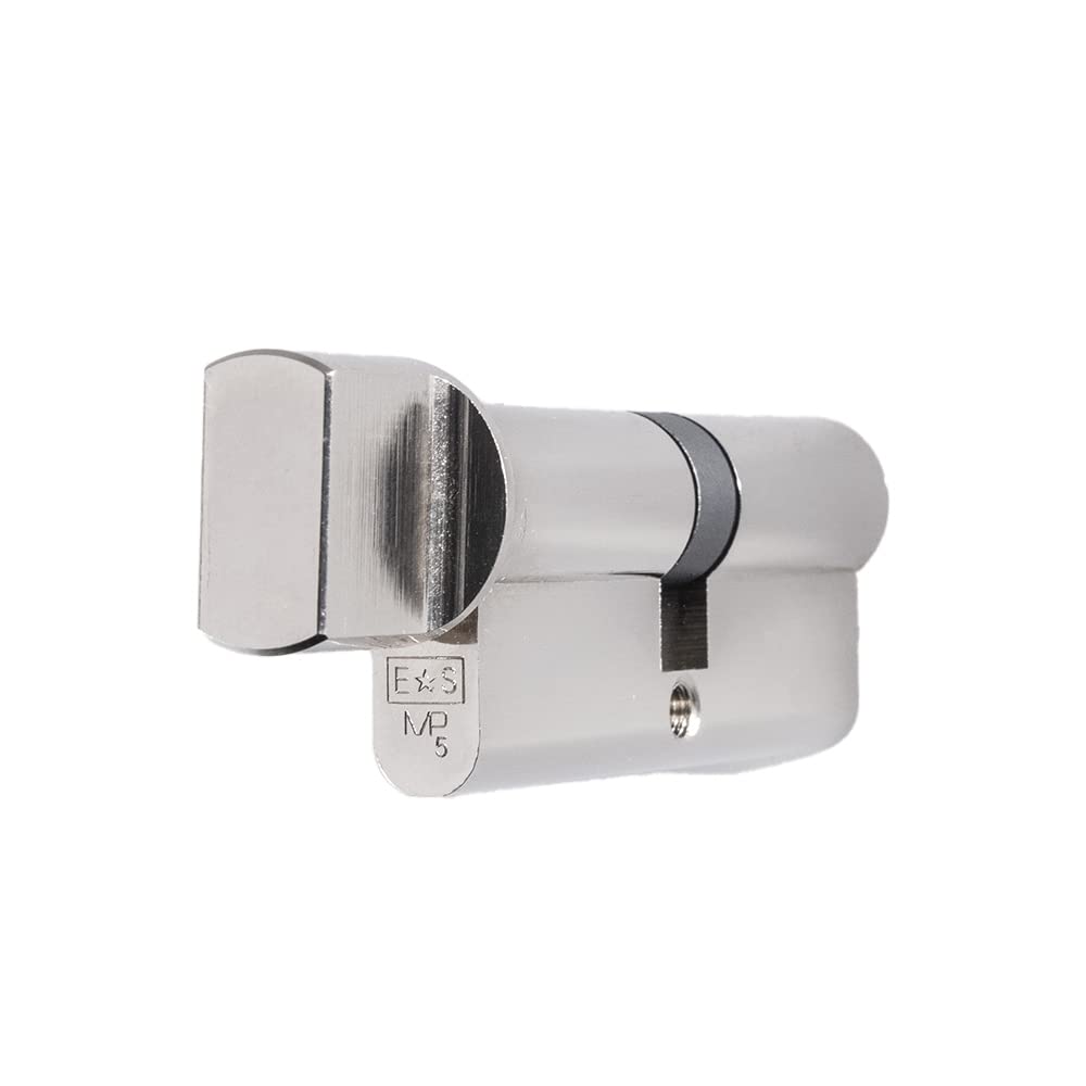 Carlisle Brass CYE71380NP/BP Euro Cylinder, Polished Nickel, 80mm