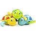 Set of 3 Float Pool Wind Up Baby Bath Toys Swimming Tub Bathtub Cute Swimming Turtle Toys for Boys Girls Blue Orange Green