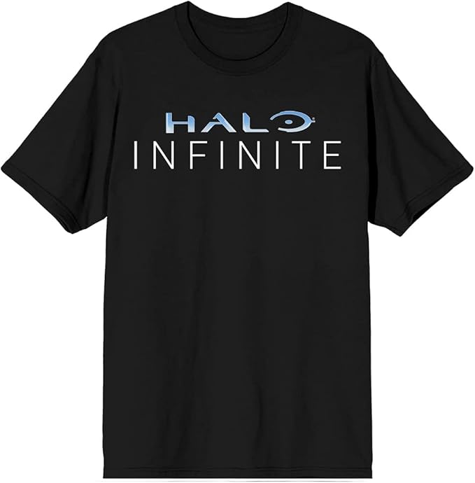 Amazon.com: Halo Infinite Logotype Black T-Shirt: Clothing