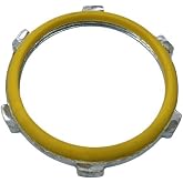 COREX 1 1/2 Inch Steel Sealing Lock Nut - Electrical Conduit Locknut with PVC Molded Gasket for A Weatherproof Seal and Zinc Plated for Corrosion Resistance - 1-Pack
