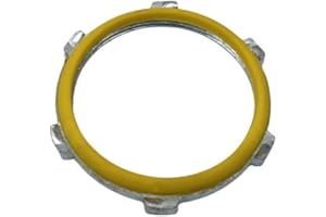 COREX 1 1/2 Inch Steel Sealing Lock Nut - Electrical Conduit Locknut with PVC Molded Gasket for A Weatherproof Seal and Zinc Plated for Corrosion Resistance - 1-Pack