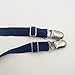S&E Women's Elastic Stocking Clip Garter Adjustable Suspender Accessories (1Pair Black, Black)