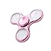Auwer LED Light Fidget Hand Spinner Finger Spinner Toy Ultra Fast Bearings Dustproof Ultra Durable Stress Reducer EDC Fingertip Gyro For ADD,ADHD,Anxiety,Boredom and Autism Adults(Rose Gold)