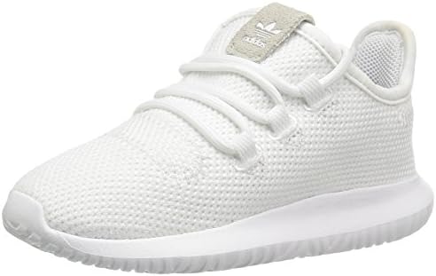 adidas Originals Boys' Tubular Shadow I Sneaker, White/Core Black/White, 5.5 M US Toddler