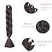 6Pcs/Lot 24inch Jumbo Braids Salon Crochet Ombre Twist Braiding Hair Extensions High Temperature Synthetic Fiber Hair for Female 100g/pc (6R6X2)thumb 2