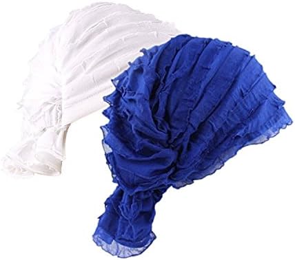 Qossi 2 Pack Women's Chemo Hat Cancer Scarves and Hats Beanie Chemo Headwear Patient Turban for Chemotherapy