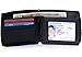 alpine swiss Men's Leather Zip Around Wallet ID Card Secure Zipper Bifold, Black, One Size