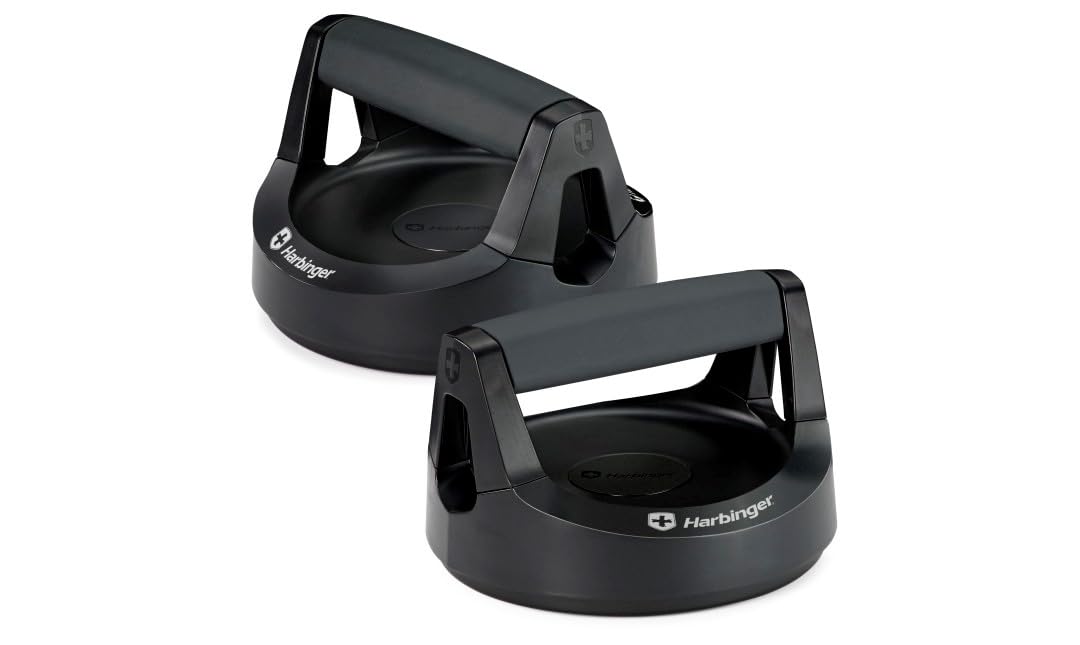 Harbinger Unisex's Pro Push Up Stands, Black, One Size