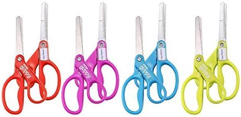 Stanley Guppy 5-Inch Blunt Tip Kids Scissors, 8-Pack, Assorted Colors (SCI5BT-8PK)