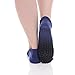 Great Soles Women's Ombre Dyed Grip Socks for Pilates, Yoga, and Barre (One Size - comfortably fits women shoe sizes 6-10, Marine)