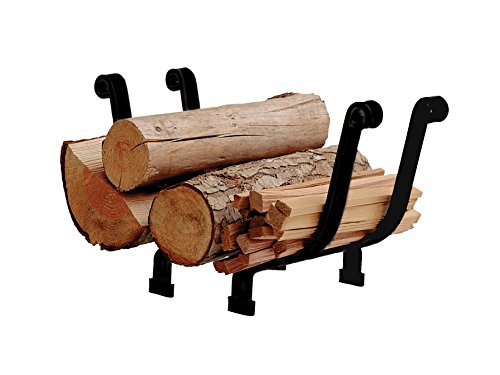 Enclume LR9 BKT Premier Basket Fireplace Log Rack, Black