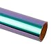 RUSPEPA Gradual Heat Transfer Vinyl -Gradient Change Color HTV for DIY T-Shirts-20 X 12Inch-Green and Purple
