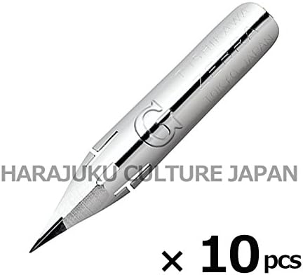 Zebra Manga Pen Nib Made Boronmekki Hard G-Pen - 10pcs (Green Tea Set)