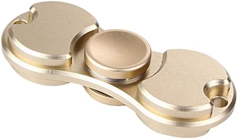 Aknoer Thame Handspinner Toys Triangular Hand Spinner aluminum /copper Material Finger For Autism Gold