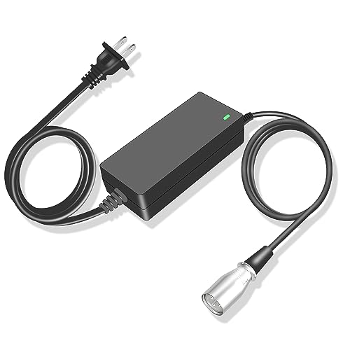 VHBW Chargeur De Scooter 24 V 2 A Pour Pride Mobility, Go-Go Elite Traveller, Jazzy Power Chair, ShopRider, Drive Medical, Et Plus Encore, Connecteur XLR à 3 Broches