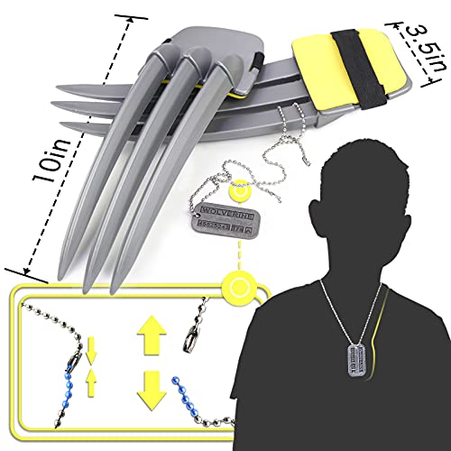 NUTRIUPS Wolverine Claws Kids Wolverine Claws Real Wolverine Claws