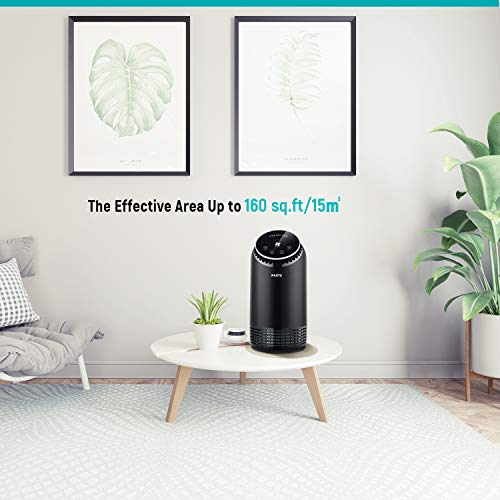 PARTU HEPA Air Purifier for Home Up to 160ft²Smoke Air Purifier with 7