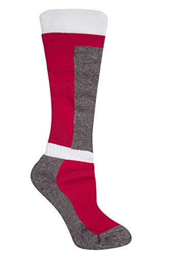 Avalanche Technical Mens Womens Unisex Winter Ski Snowboard Sports Socks Pinks 5-8