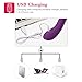Waterproof Silicone Mini bullet Vibrator with 7 Strong Vibration Modes Adult Sex Toy for Women or Couples, Rechargeable Stimulator G-Spot Vibrator for women.
