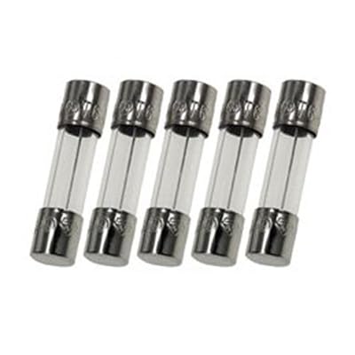Techman - Pack ti 5 -315mA (0.315A) Gilasi Fuse (GMA), 250v, 5mm x 20mm (3 / 16 "X 3 / 4") Pipọnti Yara (Ṣiṣẹ Yara)