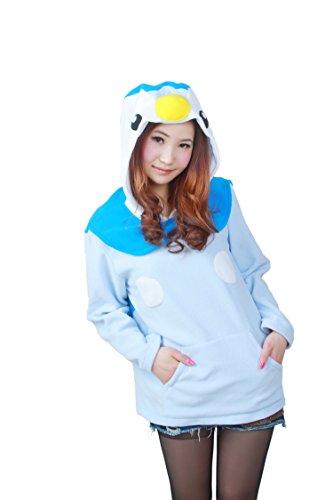 Cartoon Cosplay Costume Unisex Adult Hoodie Zipper Hooded Coats Tops