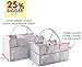 Little Tinkers World Baby Diaper Caddy & Extra Large Organizer for Diapers, Wipes & Nursery Storage Bin Unisex Design - Gray