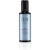 American Crew Men's Fiber Grooming Foam, Medium Hold with Natural Finish, Lightweight Volume for Medium to Long Hair , 6.7 fl oz
