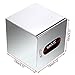 Sumnacon Square Stainless Steel Tissue Box Cover - Wall Mounted Stylish Paper Facial Cover, Modern Metal Tissue Box Holder for Bedroom/Bathroom/Vanity/Countertop/Dresser/Night Stand/Office/Car, Polish