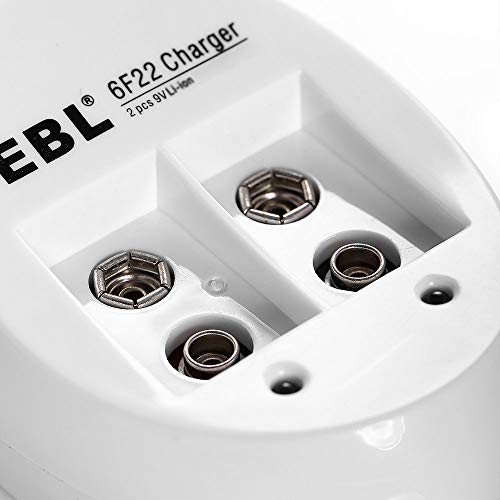 5 EBL+Rechargeable+Batteries+Battery+Charger
